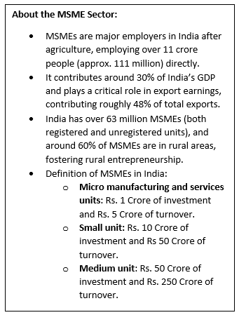 NITI Aayog releases report on “Achieving Efficiencies in MSME Sector through Convergence of Schemes”