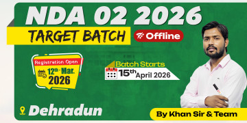 NDA 2 2026 Target Batch  (Dehradun Offline)