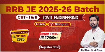 RRB JE (CBT- I & II) Civil Engineering Batch 2025-26