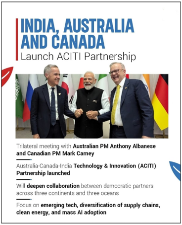 Australia-Canada-India Technology and Innovation (ACITI) Partnership