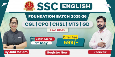 SSC English Foundation Batch 2025-26