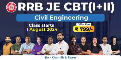 RRB JE CBT (I+II) Civil Engineering Batch 2024