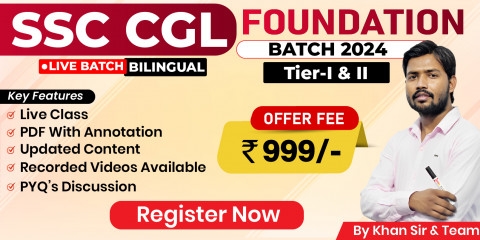 SSC CGL Tier I & II Foundation Batch 2024