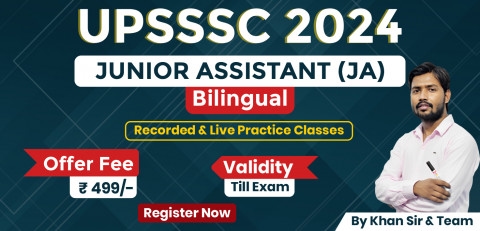 UPSSSC-Junior Assistant (JA) Batch 2024