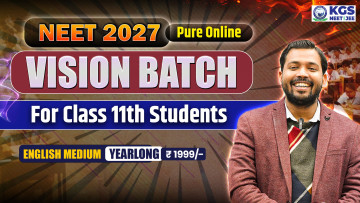 Class 11th VISION BATCH NEET 2027 English