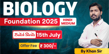 Biology Foundation by Khan Sir